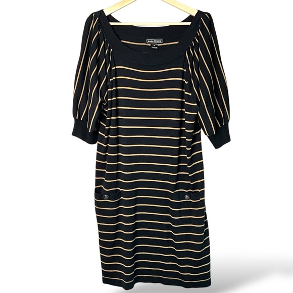 JESSICA HOWARD Acrylic Knit Sweater Dress 1/2 Sleeves Front Hip Pockets US Sz 1X - Picture 1 of 10